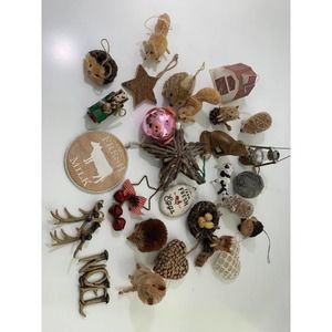 Christmas Farm life / country ornaments 27 items bundle holiday decoration